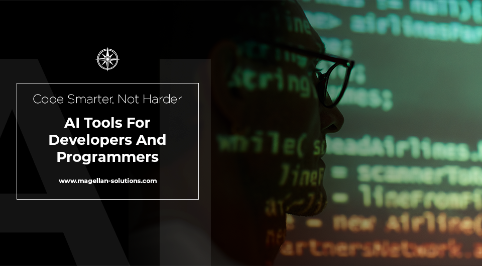 Graphics on AI tools for developers and programmers