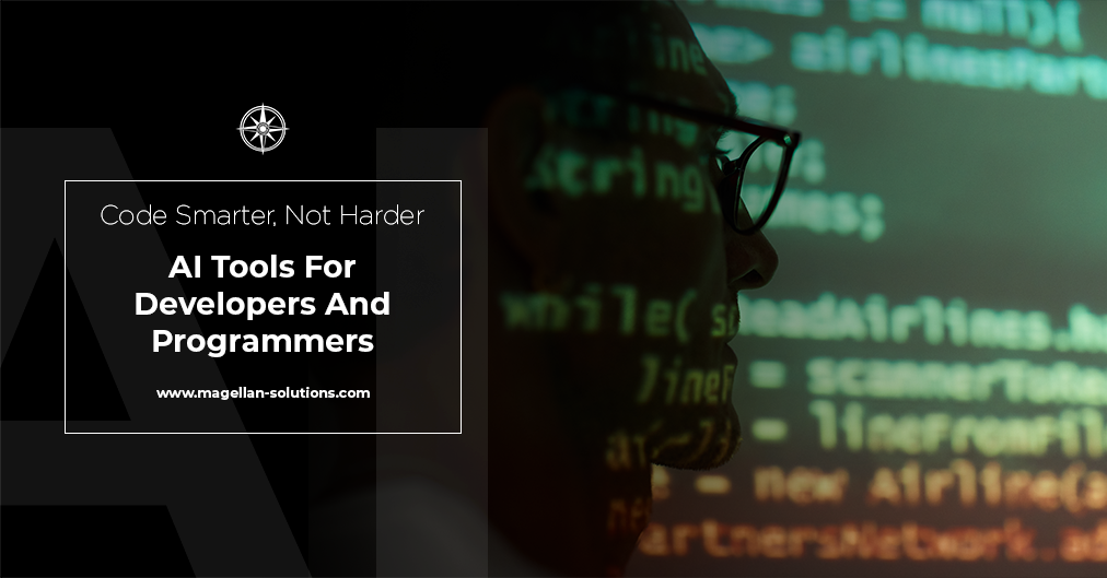Graphics on AI tools for developers and programmers