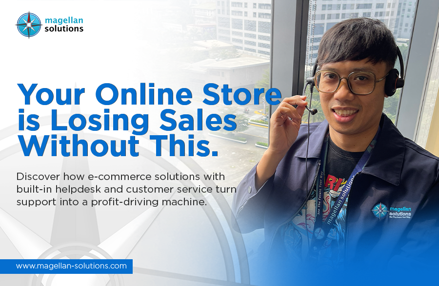 e-commerce solutions with built-in helpdesk and customer service​