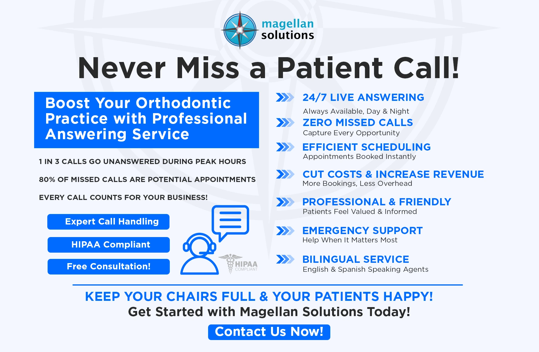 orthodontics answering service